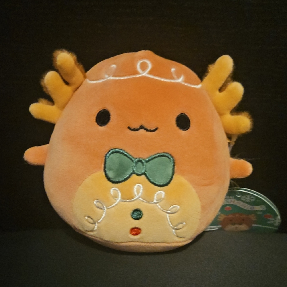 Squishmallow Den 5" Gingerbread Axolotl